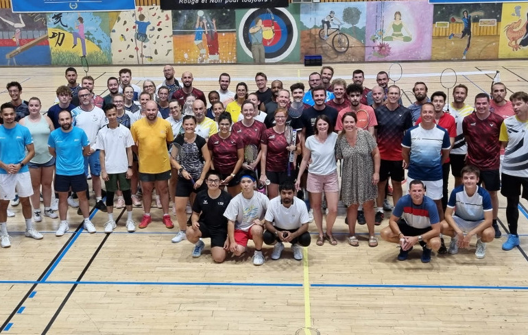 "Photo Journée mondiale du badminton - Tournoi Solidaire "
