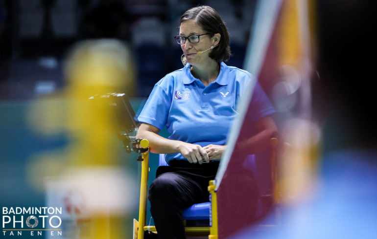 "Photo Émilie Ruchmann, nouvelle arbitre BWF"