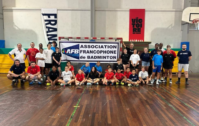"Photo Stage annuel de l'Association Francophone de Badminton (AFB) "