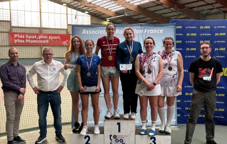 "Photo Le Racketlon a organisé ses premiers Championnats de France de double"