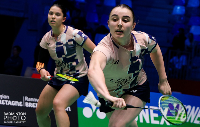 "Photo Yonex IFB : Le double dames sauve l’honneur français "