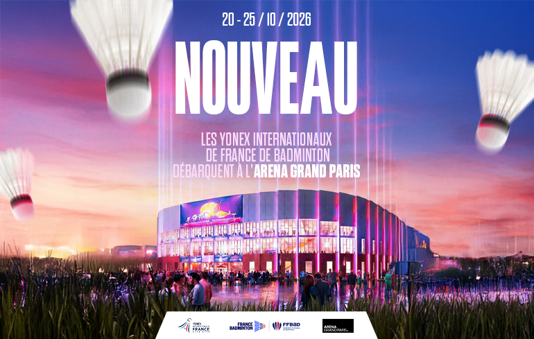 "Photo Les Yonex IFB reviennent… dans un tout nouveau lieu !"