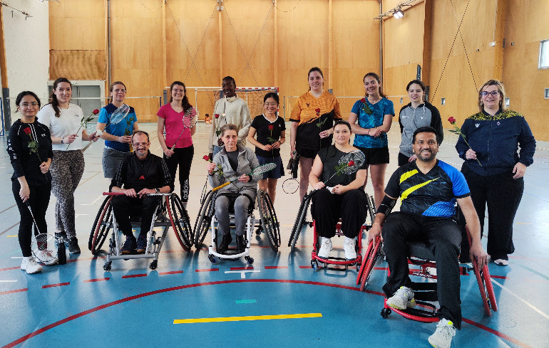 "Photo Féminisation du para-badminton : les clubs engagés dans le cadre de l’appel à projets fédéral"