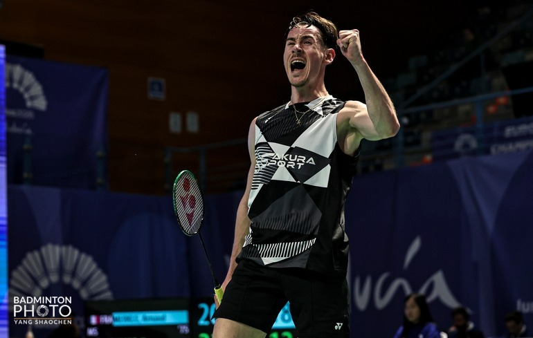 "Photo Championnats d'Europe : le simple hommes montre la voie"