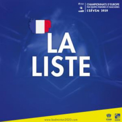 "Photo Liévin 2020 : la sélection française officielle"