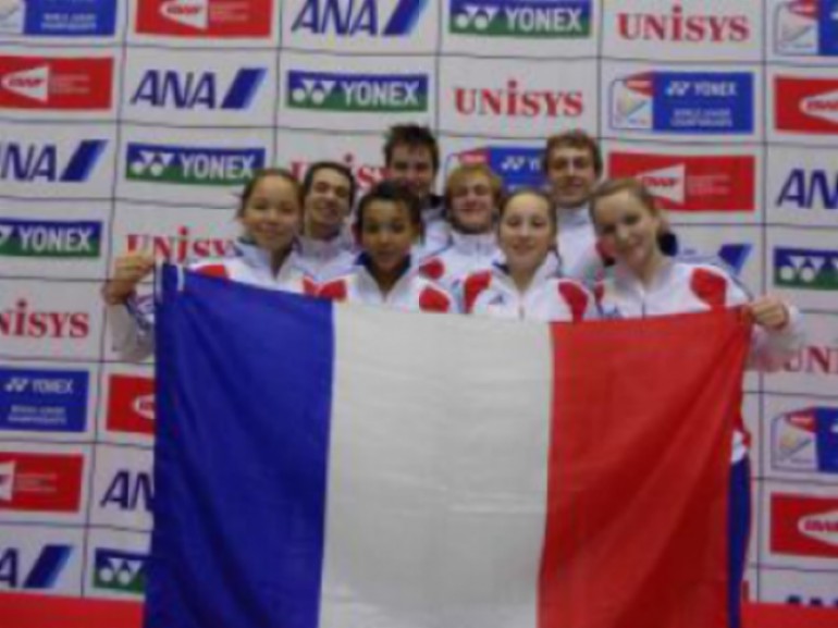 "Photo Championnat du Monde Junior par équipe : Les Bleuets 17eme"