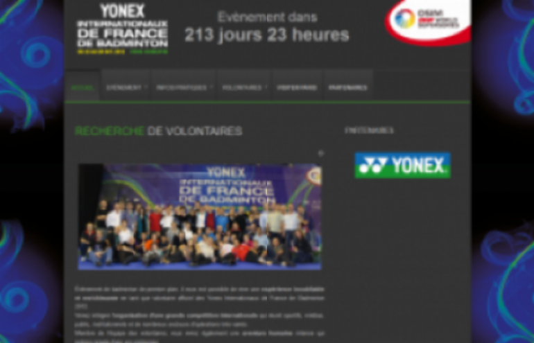 "Photo Yonex Internationaux de France de Badminton : Devenez volontaires !"