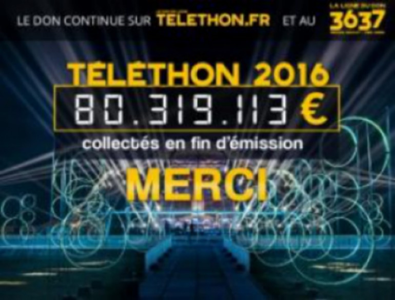 "Photo Téléthon 2016 : Bravo et merci !"