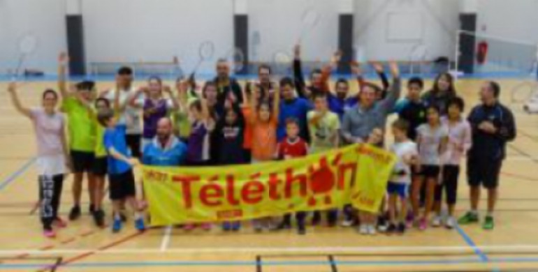 "Photo Téléthon 2019 : le badminton se mobilise"
