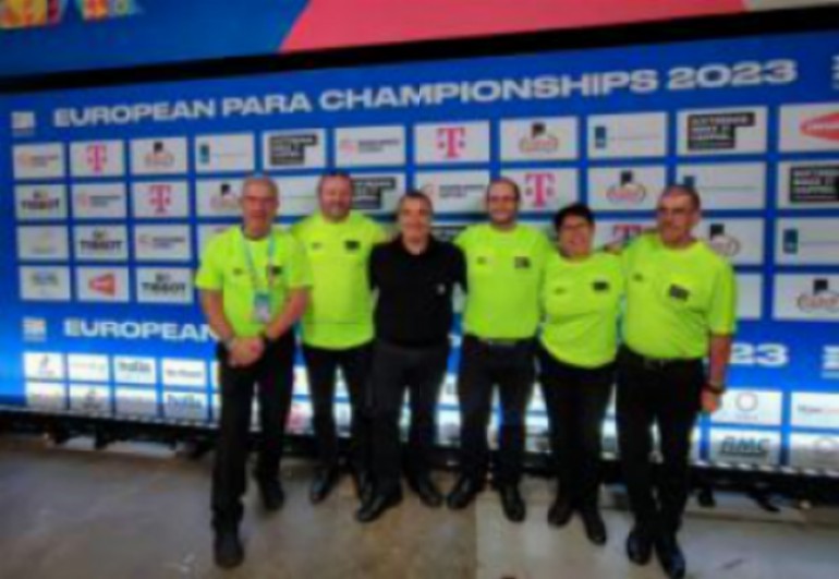"Photo Les JDL français en nombre aux European Para Games"