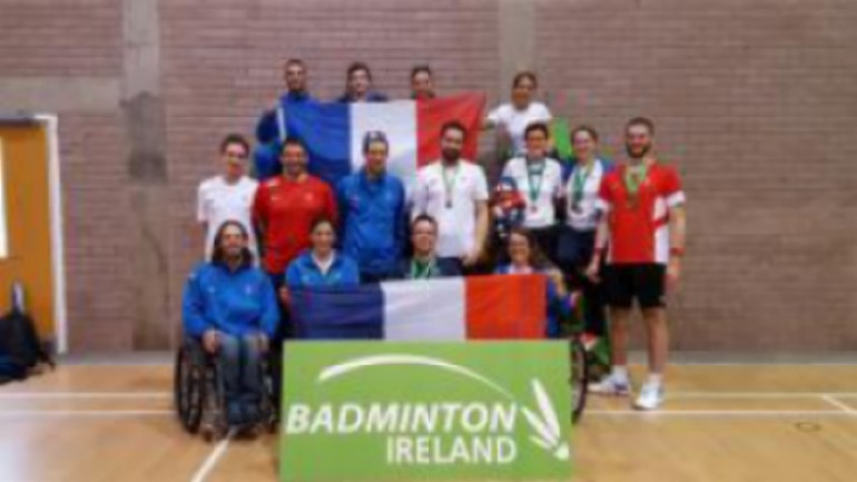 "Photo Irish Open parabadminton : un déluge de médailles pour la France"