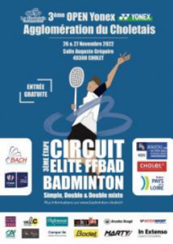 "Photo Circuit FFBaD : Place à la 3ème étape ce weekend à Cholet !"