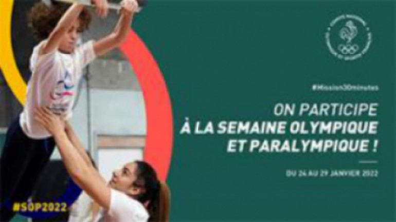 "Photo La Semaine Olympique et Paralympique est lancée !"