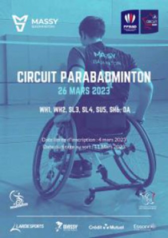 "Photo Nouvelle étape du circuit para-badminton à Massy "