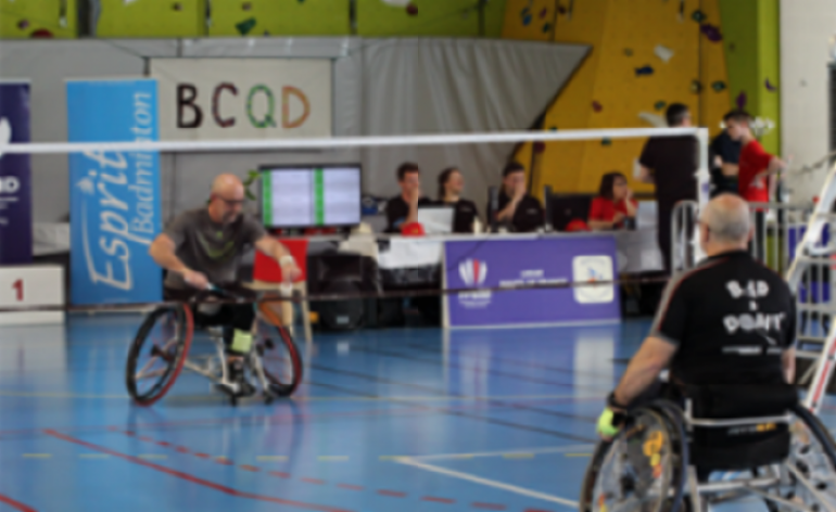 "Photo Para-badminton : Nouvelle étape du circuit à Frelinghien"