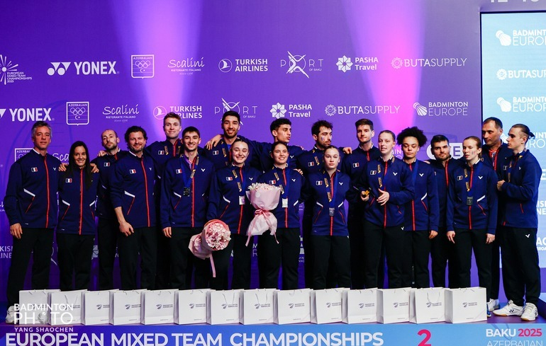 "Photo EMTC 2025 : Les Bleus en argent"