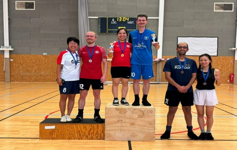 "Photo Championnats de France de Plumfoot simple et double "