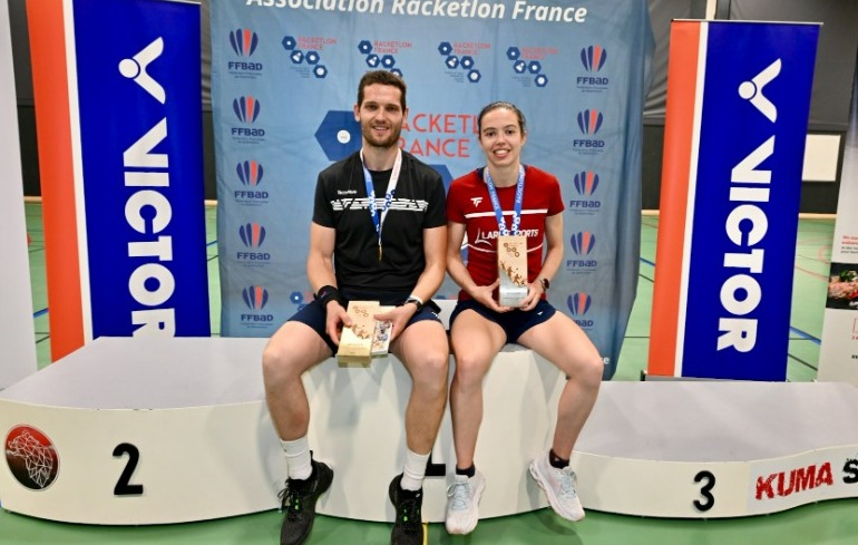 "Photo Palmarès inédit aux championnats de France de racketlon"