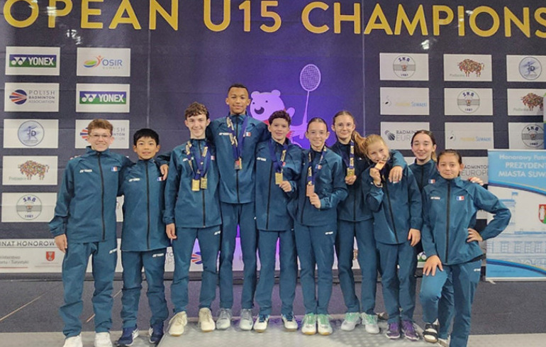 "Photo Jolie moisson de médailles aux Championnats d'Europe U15"