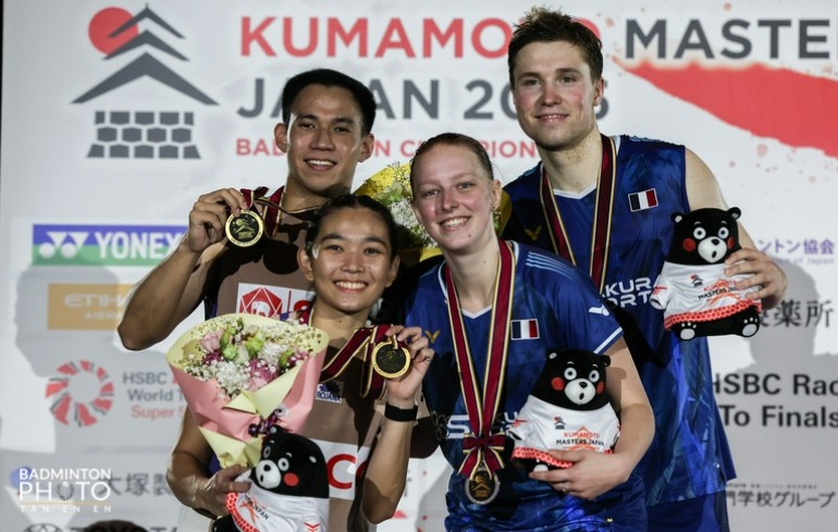 "Photo Kumamoto Masters : Le mixte GICQUEL/DELRUE finaliste"