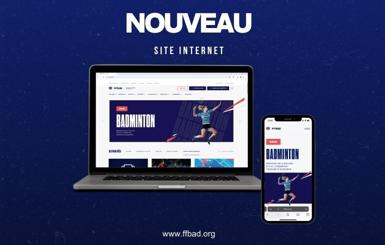 "Photo Bienvenue sur le nouveau site de la FFBaD !"