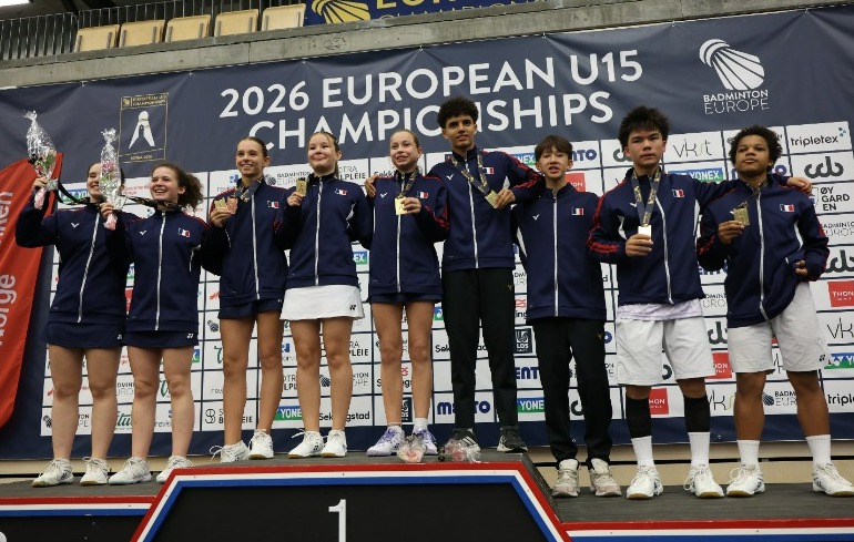 "Photo Championnats d'Europe U15 : 4 titres et une moisson de médailles"