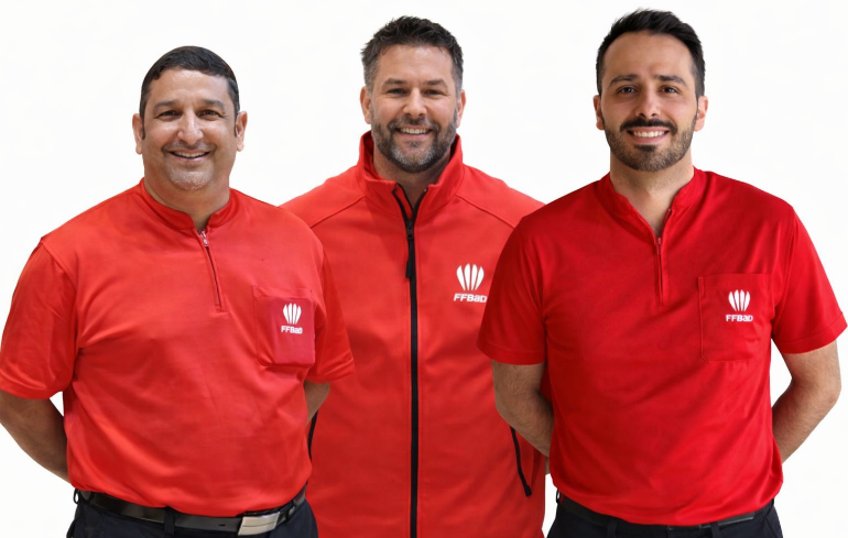 "Photo 3 nouveaux Juges-Arbitres Fédéraux Accrédités "