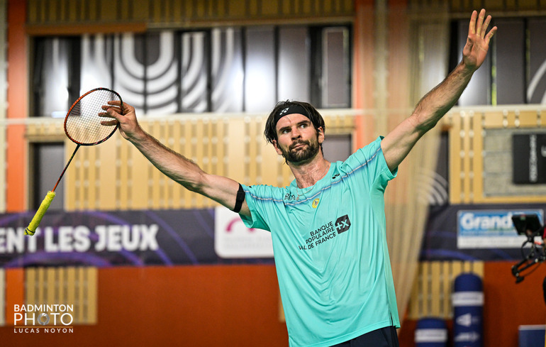 "Photo Babolat French Para Badminton : Lucas Mazur sacré, les Bleus repartent avec cinq médailles"