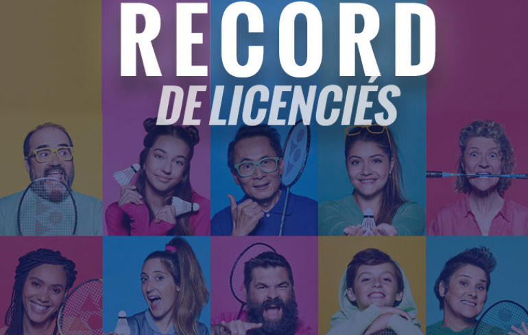 "Photo Nouveau record du nombre de licences à la FFBaD"